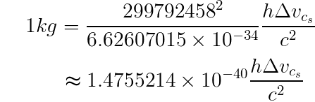 新的千克定義 新的千克定義