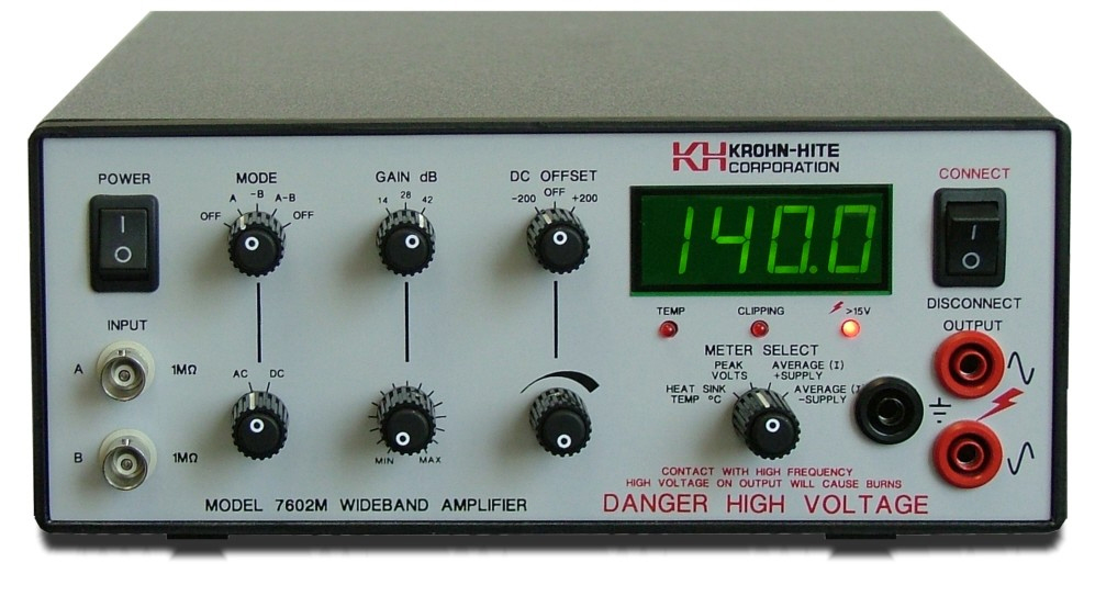 KH 7600/KH 7602M寬帶功率放大器