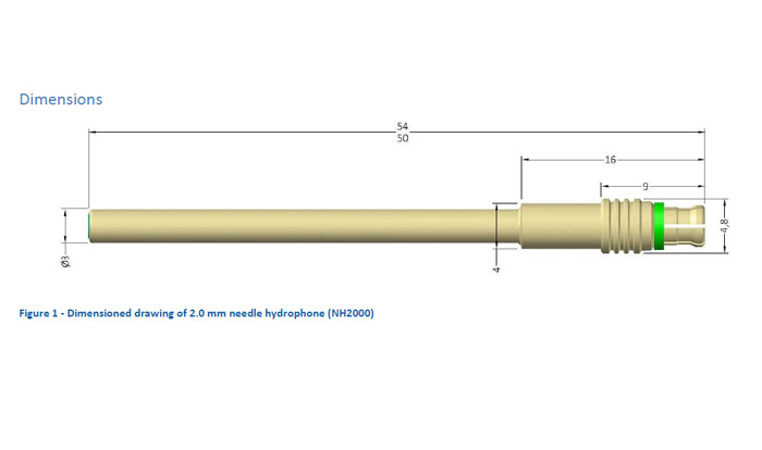 NH2000針式水聽器,NH2000 PVDF水聽器